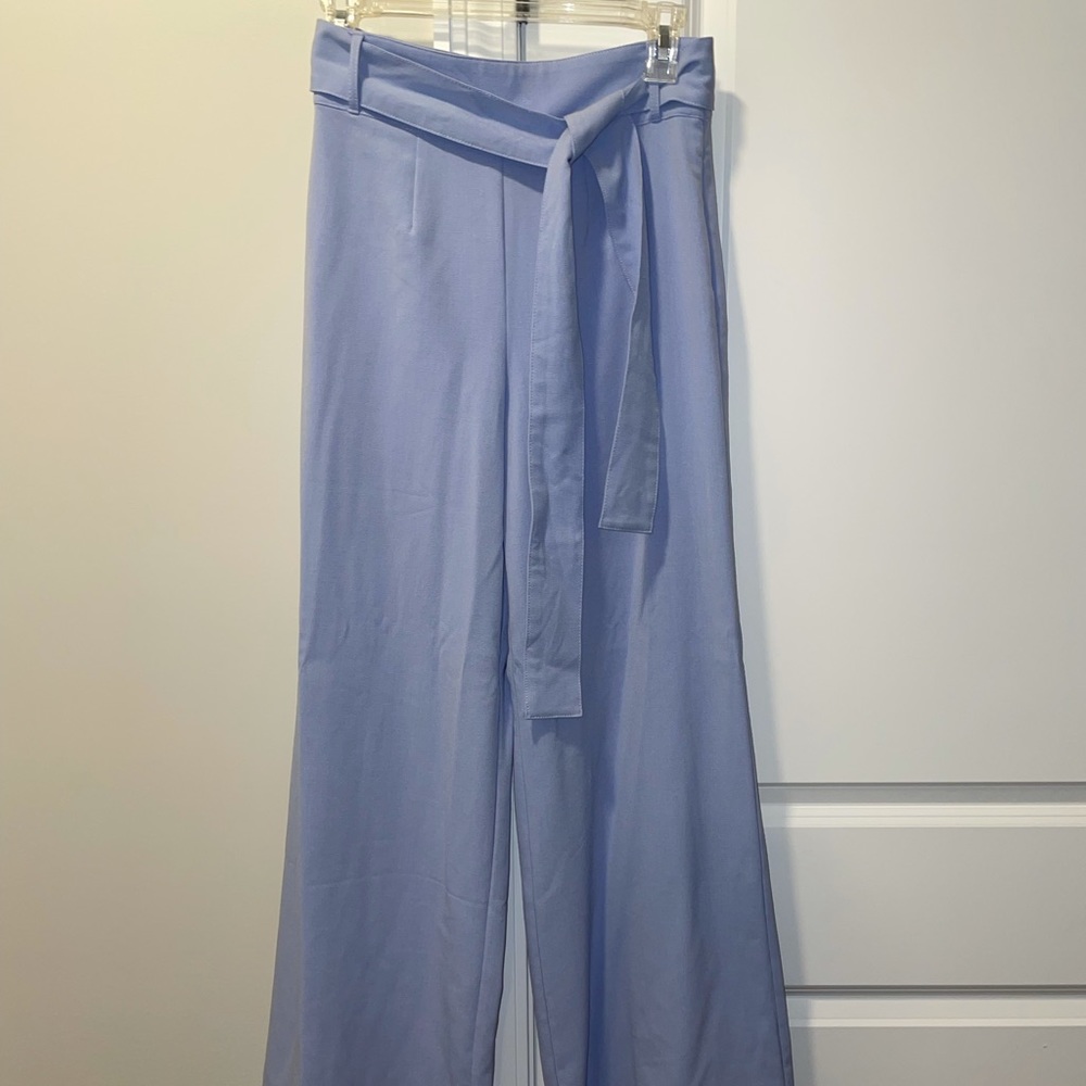 Purple flowy pants